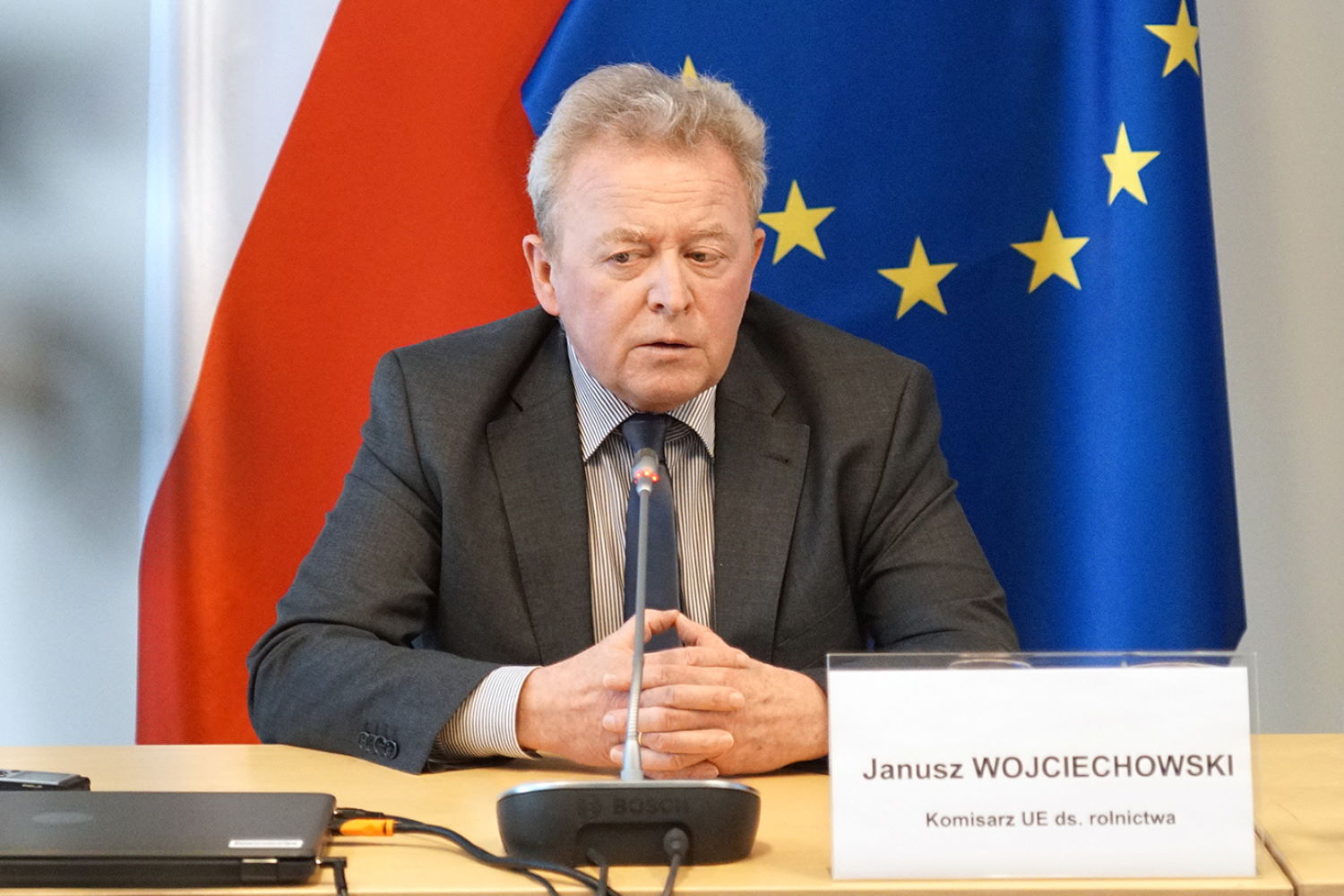 Komisarz ds. rolnictwa w UE Janusz Wojciechowski. Fot. MRiRW