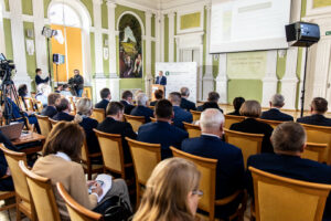 Wicepremier Henryk Kowalczyk otwiera konferencję Plan Strategiczny dla Wspólnej Polityki Rolnej na lata 2023-2027 / fot. MRiRW
