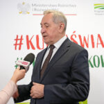 Wicepremier Henryk Kowalczyk podczas wywiadu / Fot. MRiRW