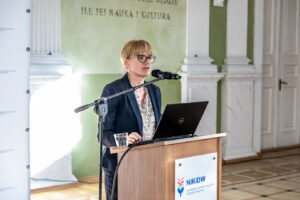 Wystąpienie Joanny Gierulskiej dyrektor Departamentu Wspólnej polityki Rolnej / fot. MRiRW