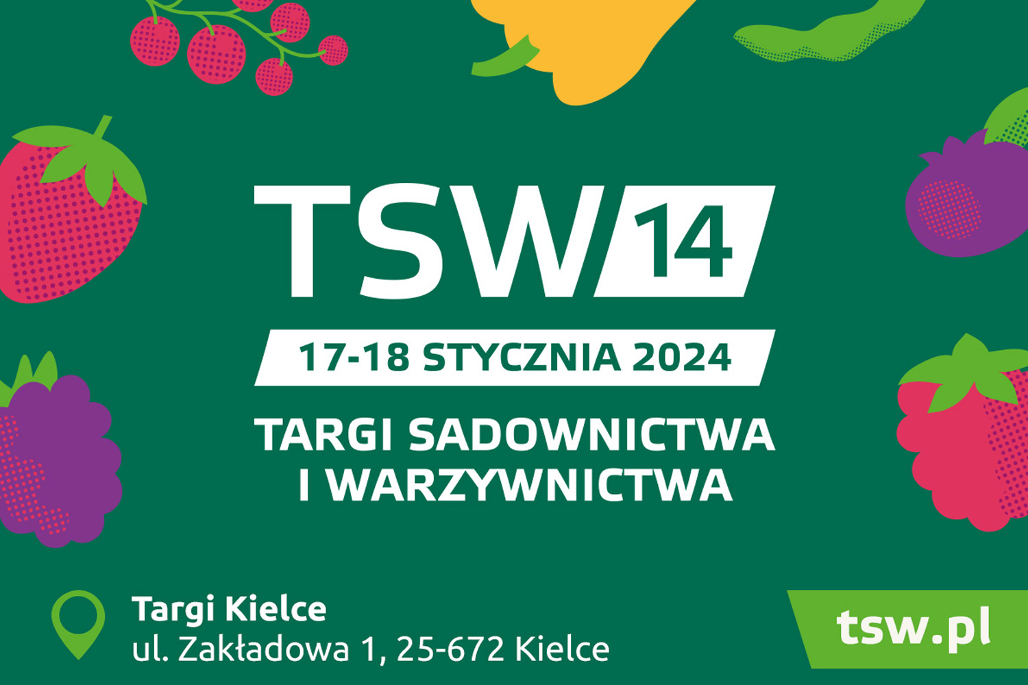 TSW 2024 - największa w Polsce impreza dla producentów owoców i warzyw