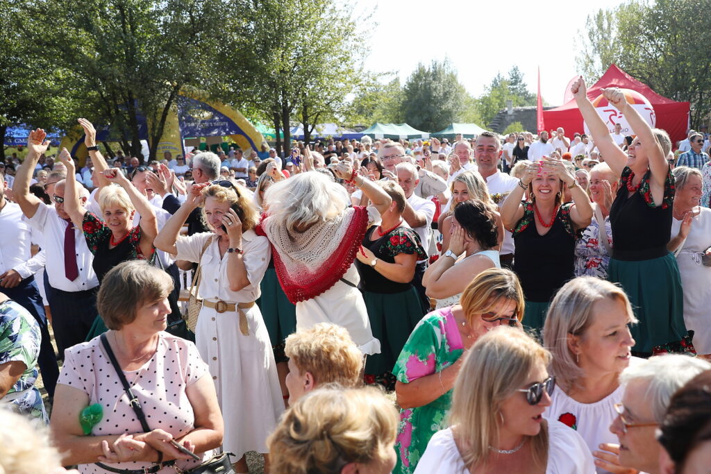 Skansen w Tokarni. Świętokrzyskie Dożynki Wojewódzkie. / Fot. Wiktor Taszłow - Radio Kielce