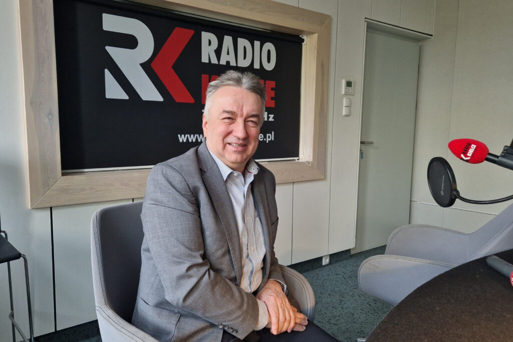 Jacek Kłudka, dyrektor targów Sadownictwa i Warzywnictwa TSW./ Fot. Marzena Smoręda - Radio Kielce